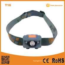 T16 New Promotion with 4 Brightness Level 2PCS Red LED + 1W High Power Red LED Headlamp for Military